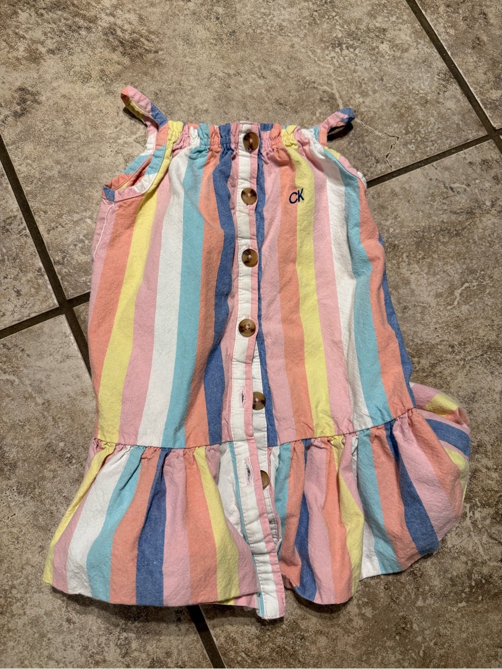 Calvin Klein Jeans Pastel Multicolor Striped long top